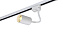 Трековый светильник CRYSTAL LUX CLT 0.31 012 CLT 0.31 012 WH 50Вт GU10 белый для однофазного трека