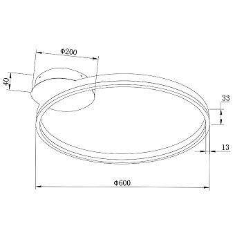 Светильник потолочный Stilfort Planetary 4005/05/01C 31Вт LED