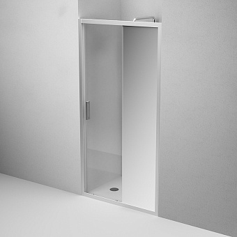 Душевая дверь AM-PM Gem Solo W90G-100-1-195MMir 195х100см стекло зеркальное