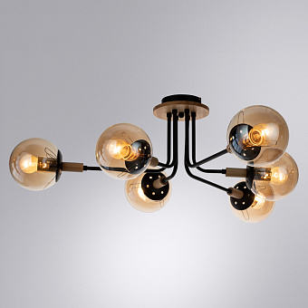 Люстра потолочная Arte Lamp OXFORD A2716PL-6BK 40Вт 6 лампочек E27