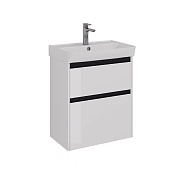 Тумба под раковину напольная LEMARK Combi LM03C60T-black 35х57,4х65см