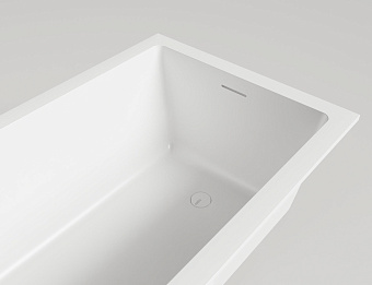 Ванна каменная SALINI CASCATA 104513GRH 180х80см встраиваемая