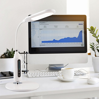 Настольная лампа Eurosvet Soft 80503/1 белый 8Вт LED
