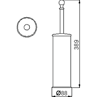 Ёршик Cisal Arcana AR09065021 хром