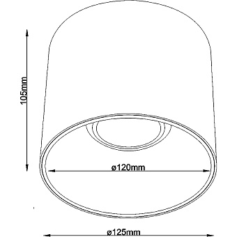 Светильник потолочный Maytoni Alfa LED C064CL-01-25W3K-D-RD-B 25Вт LED