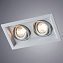 Светильник точечный встраиваемый Arte Lamp CANIS A6661PL-2WH 50Вт GU10