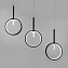 Светильник подвесной Eurosvet Verge 90249/5 черный 80Вт LED
