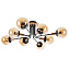 Люстра потолочная Arte Lamp OXFORD A2716PL-8BK 60Вт 8 лампочек E27