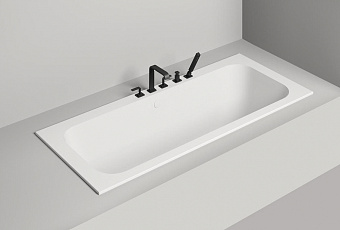 Ванна каменная SALINI ORLANDO 103211G S-Sense глянцевая 191,1х80см отдельностоящая