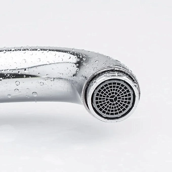 Смеситель для кухни Maxonor MN4824 поворотный излив хром