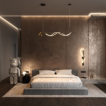 Светильник подвесной Maytoni Tau MOD166PL-L30GB3K 42Вт LED