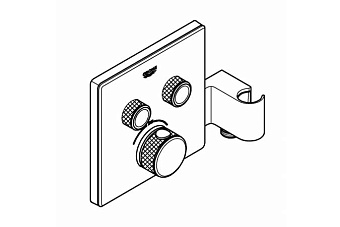 Смеситель для душа GROHE Grohtherm SmartControl 29125000 хром