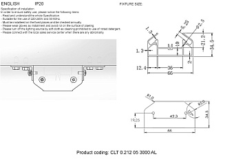 Профиль трековый CRYSTAL LUX CLT 0.212 CLT 0.212 05 3000 AL