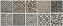 Декор FAP CERAMICHE Roma fLZM Deco Statuario Grafitte 20х20см 1,2кв.м.