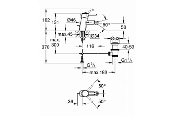 Смеситель для биде GROHE Concetto 32208001 хром