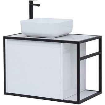 Тумба под раковину подвесная AQUANET Nova Lite Loft 261650 44х75х51,8см