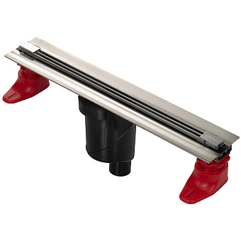 Щелевой душевой трап BERGES SUPER Slim 91052 63х12,5см вертикальный сток