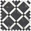 Керамическая мозаика Atlas Concord Италия Brick Atelier 9MVH Marvel Noir Mix Diagonal Mosaic 30,5х30,5см 0,558кв.м.