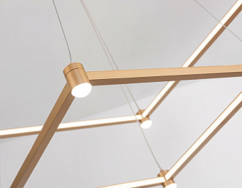 Люстра подвесная Ambrella COMFORT LineTech FL5599 60Вт 10 лампочек LED