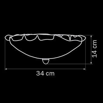 Светильник потолочный Lightstar Murano 601033 120Вт E14