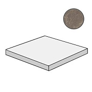 Плитка для ступеней Atlas Concord Италия Marvel Edge AFCX Gris Supreme Scalino Angolare 33х33см 0,109кв.м. матовая