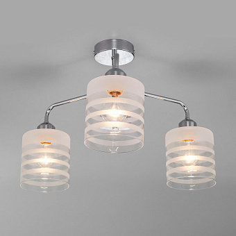 Люстра потолочная Eurosvet Essence 30176/3 хром 40Вт 3 лампочек E27