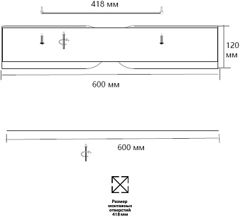 Светильник потолочный Sonex CORAGGIO 7721/100L 100Вт LED
