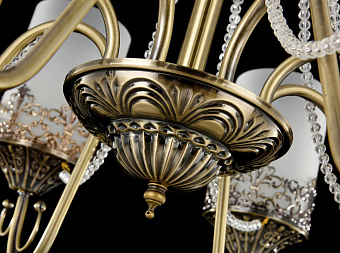 Люстра подвесная Freya Sherborne FR2563-PL-08-BZ 60Вт 8 лампочек E14