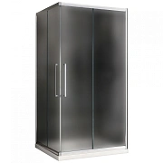 Угловое ограждение Abber Schwarzer Diamant AG02128MH 195х80см стекло матовое