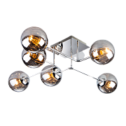 Светильник потолочный Eurosvet Evita 30140/6 хром 40Вт E14