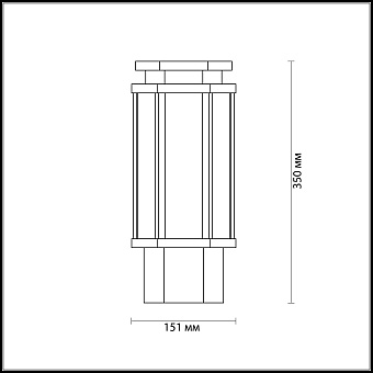 Светильник ландшафтный Odeon NATURE 4048/1B 100Вт IP44 E27 серый