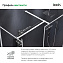 Душевая перегородка Walk In, матовый белый, 100x195, Slide, IDDIS, SLI8WS0i23