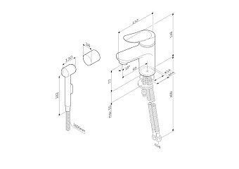 Смеситель для раковины AM-PM Sunny F85C03000 хром