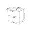 Тумба с раковиной IDDIS Brick BRI60W0i95K 47х60х50см
