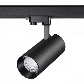 Трековый светильник Novotech PORT 358747 30Вт LED чёрный для трёхфазного трека