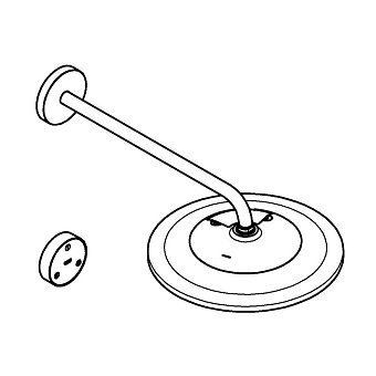 Верхний душ GROHE Rainshower 310 SmartConnect 26640000 хром