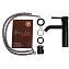 Смеситель для раковины Maxonor PL1087-7 чёрный