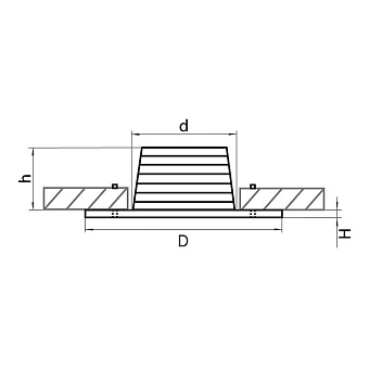 Светильник точечный встраиваемый Lightstar Leddy 212175 3Вт LED