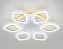 Люстра потолочная Ambrella ACRYLICA Original FA4503 90Вт 6 лампочек LED
