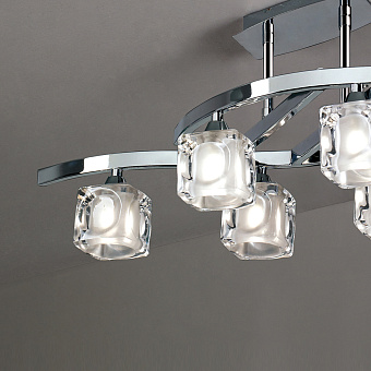 Люстра потолочная Mantra CUADRAX 0950 30Вт 6 лампочек G9