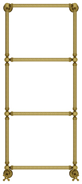 Полотенцесушитель СУНЕРЖА Ренессанс 05-0280-1250 бронза состаренная