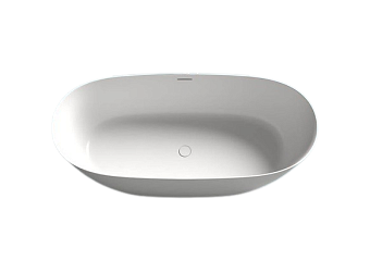Ванна каменная SALINI SOFIA 102521MRH S-Stone матовая 165х75см отдельностоящая