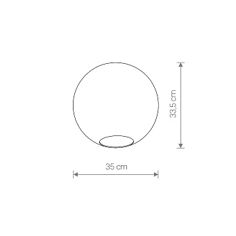 Плафон Nowodvorski Cameleon Sphere XL 8527 335х350мм прозрачный