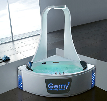 Ванна акриловая Gemy G9069 K 151х151см пристенная