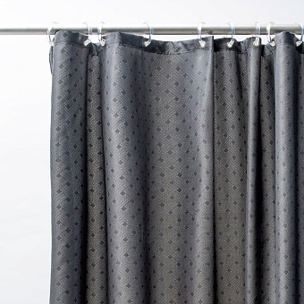 Шторка для ванной IDDIS Basic B35P218i11 180х180см серый