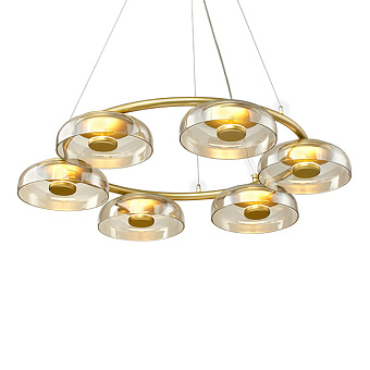 Люстра потолочная ImperiumLOFT Arctic 228957-26 360Вт 6 лампочек LED