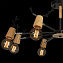 Люстра Loft It SVEN 10024/8 Black 320Вт 8 лампочек E27