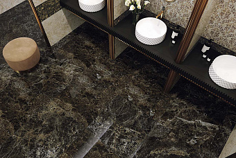 Керамическая мозаика Atlas Concord Россия Victory 600110000926 Dark Mosaic. 31,5х31,5см 0,595кв.м.