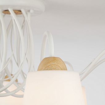 Люстра потолочная Eurosvet Betty 70062/8 белый 40Вт 8 лампочек E27