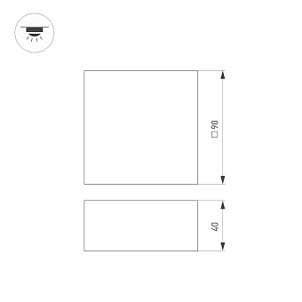 Светильник точечный встраиваемый Arlight Grigliato 038327 12Вт LED